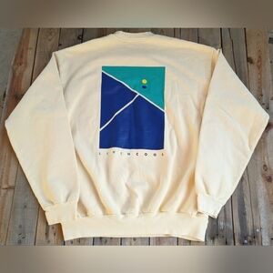 2000's N.W.T. Livin cool Tennis Court sweatshirt  made in USA